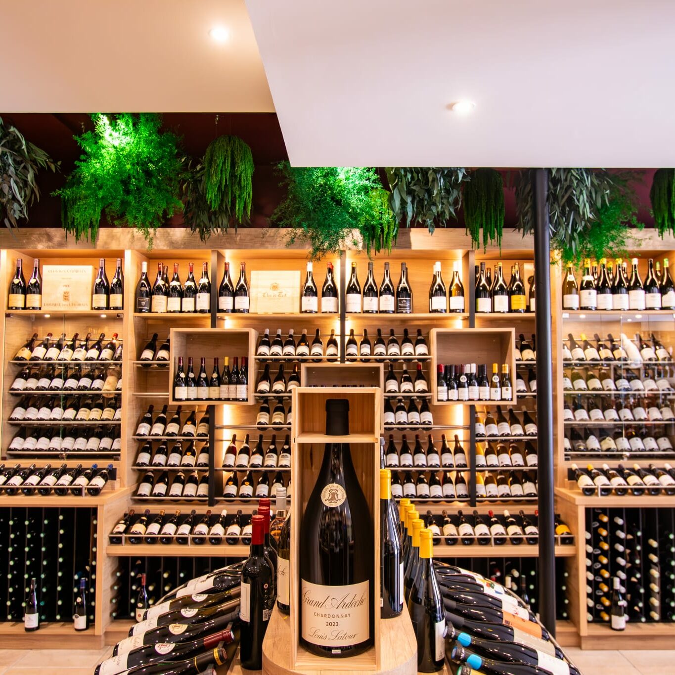 Mur végétal stabilisé réalisé pour Le Goût du Vin à Dijon